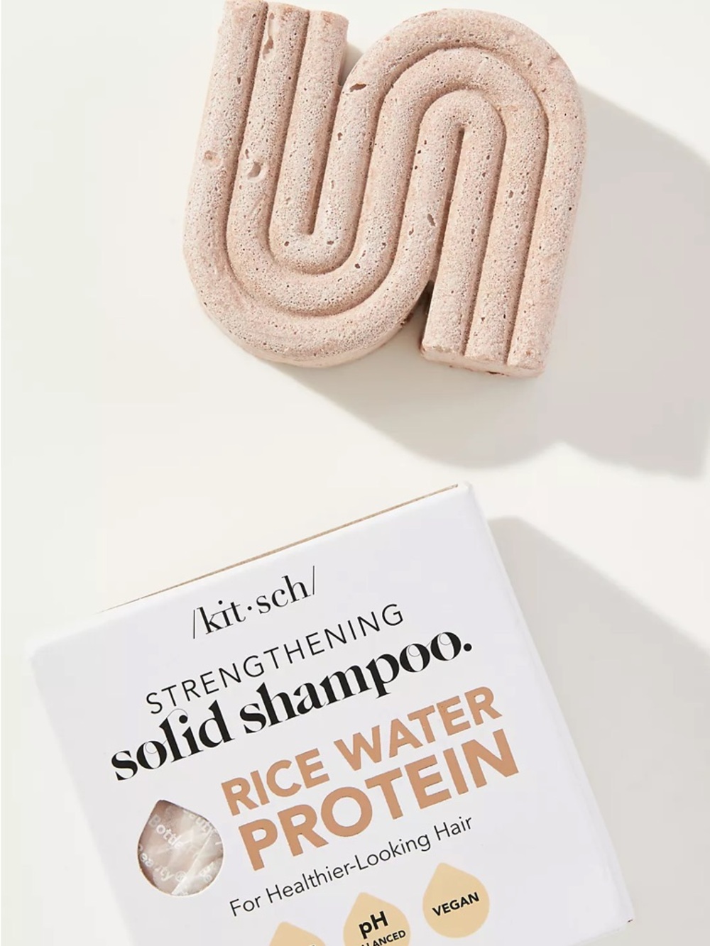 New KITSCH Rice Water Protein Strengthening Shampoo Bar Bundle of 2